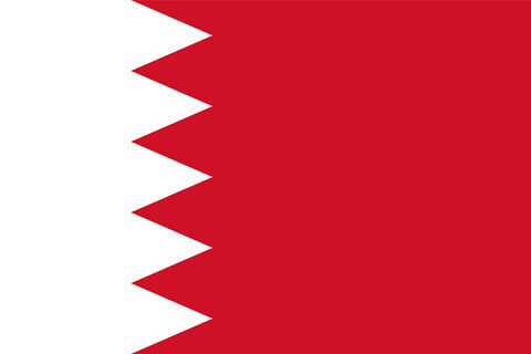 Kingdom of Bahrain country flag